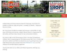 Tablet Screenshot of littletonbike.com